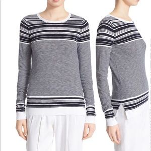 VINCE, Stripe Cotton Pullover EUC